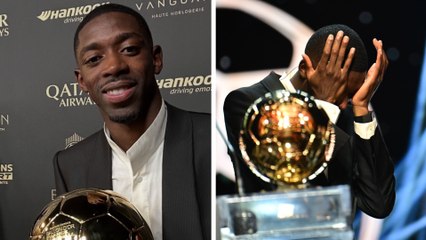 Ousmane Dembélé se lleva el Balón de Oro 2025 y así agradece a PSG