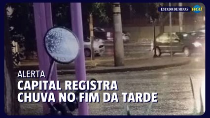 BH registra chuva forte no fim de tarde desta segunda (22)