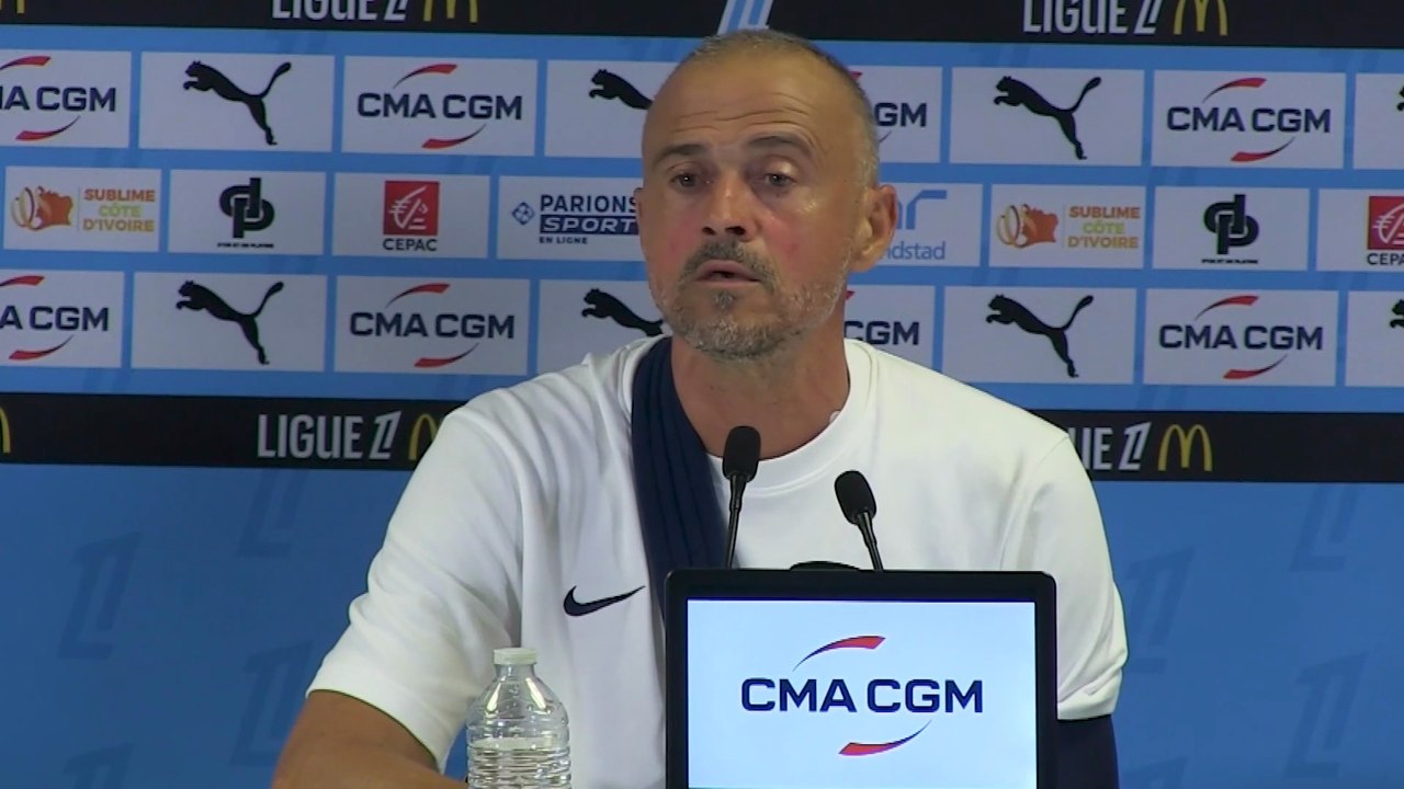 Luis Enrique : "L’OM, un candidat au titre ? Je ne sais pas, je ne suis pas devin”