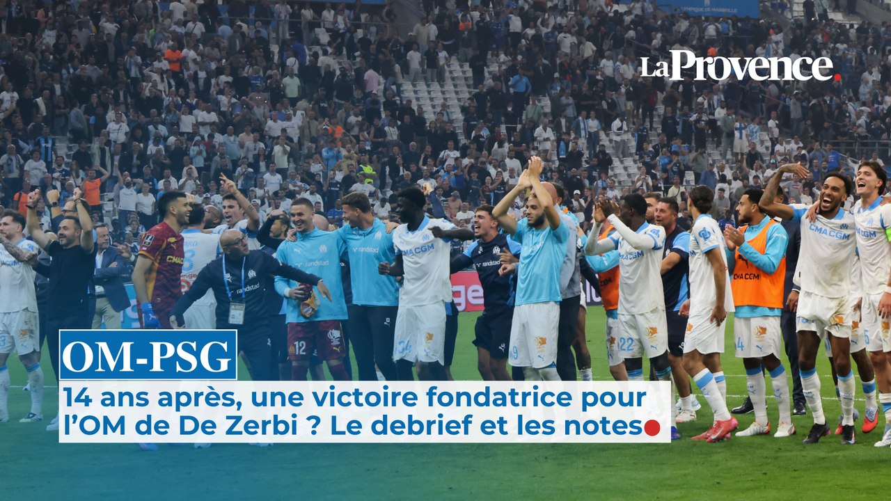OM-PSG : 14 ans après, une victoire fondatrice pour l’OM de Zerbi ? Le debrief et les notes