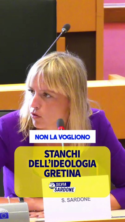 Sardone - Basta con norme green che penalizzano chi lavora (25.09.25)