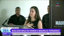 Realizan misa en honor al exalcalde Mauricio Fernández Garza