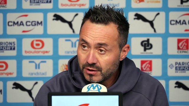 Roberto De Zerbi sur sa suspension : « Mes joueurs seront plus tranquilles » - Foot - Ligue 1 - OM