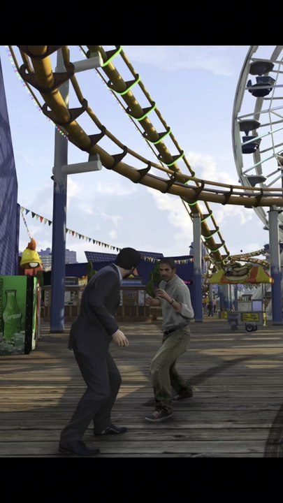 GTA 5 Michael Fight 🥊 | Epic Street Battle #Shorts