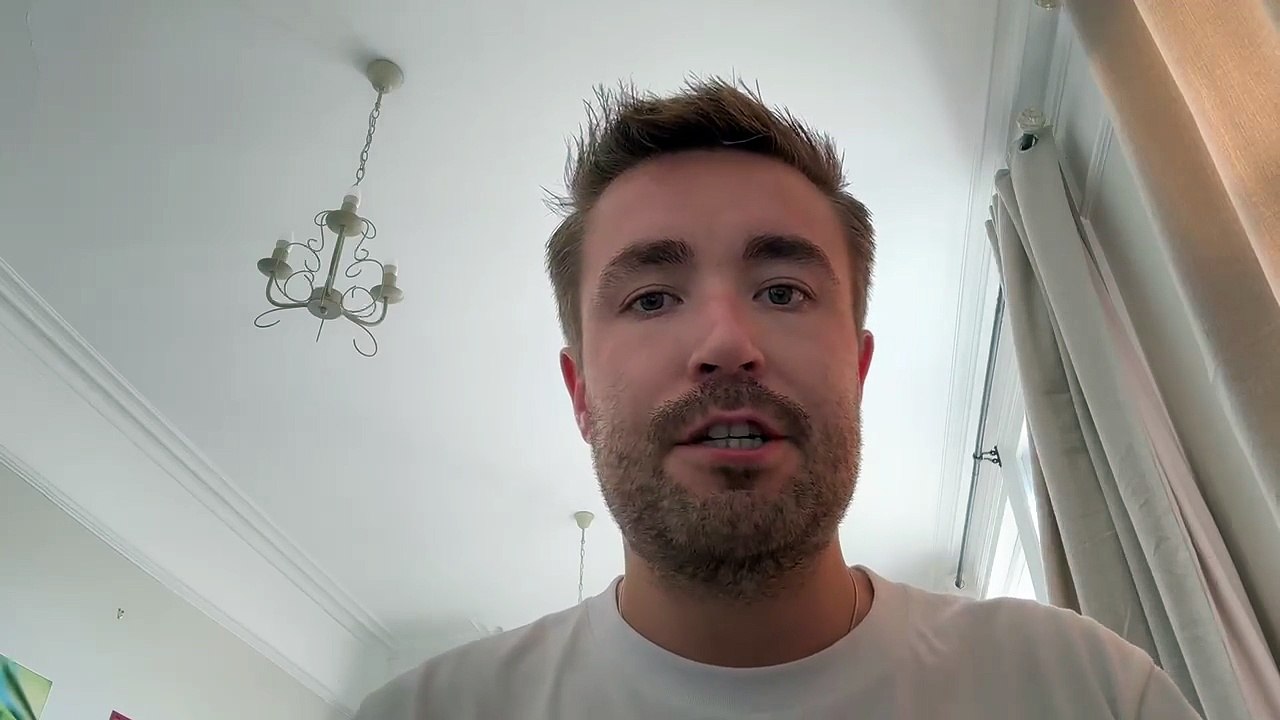 Robbie Stelling reacts to Hartlepool United's win over rivals Gateshead