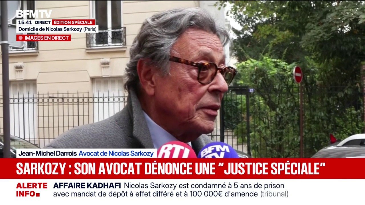 "Il y a une justice spéciale pour Nicolas Sarkozy", réagit son avocat après la condamnation de l'ancien président