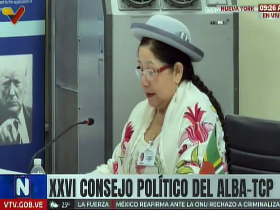 Canciller Celinda Sosa: Los conflictos armados y la violación de DD.HH. ponen en peligro a la tierra