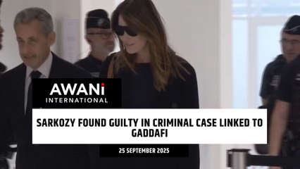 Sarkozy found guilty in criminal case linked to Gaddafi