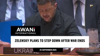 Zelensky plans to step down after war ends
