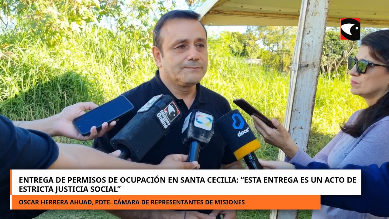 Entrega de permisos de ocupación: “Esta entrega es un acto de estricta justicia social”