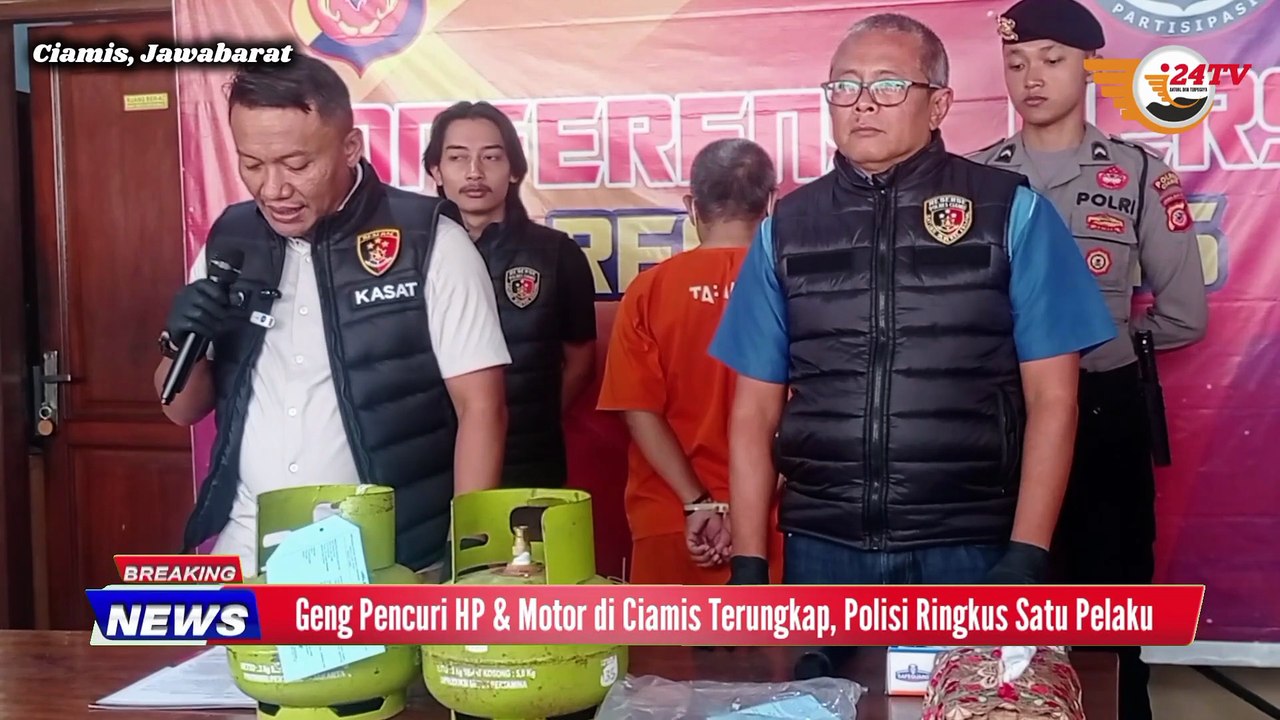 Geng Pencuri HP & Motor di Ciamis Terungkap, Polisi Ringkus Satu Pelaku!