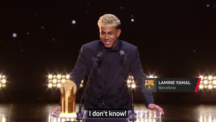 'I don’t know!' - Lamine Yamal laughs off Ballon d'Or question