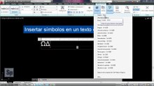 Autocad - Insertar símbolos en texto. Introducir símbolos en Autocad. Tutorial en español HD