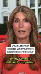 David Letterman criticizes Jimmy Kimmel_s suspension as _ridiculous_(2354)