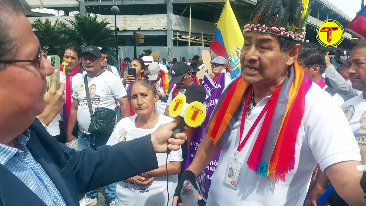 EL PRINCIPAL DE LA CORTE DE JUSTICIA INDÍGENA REAFIRMA SU RESPALDO AL GOBIERNO DE DANIEL NOBOA