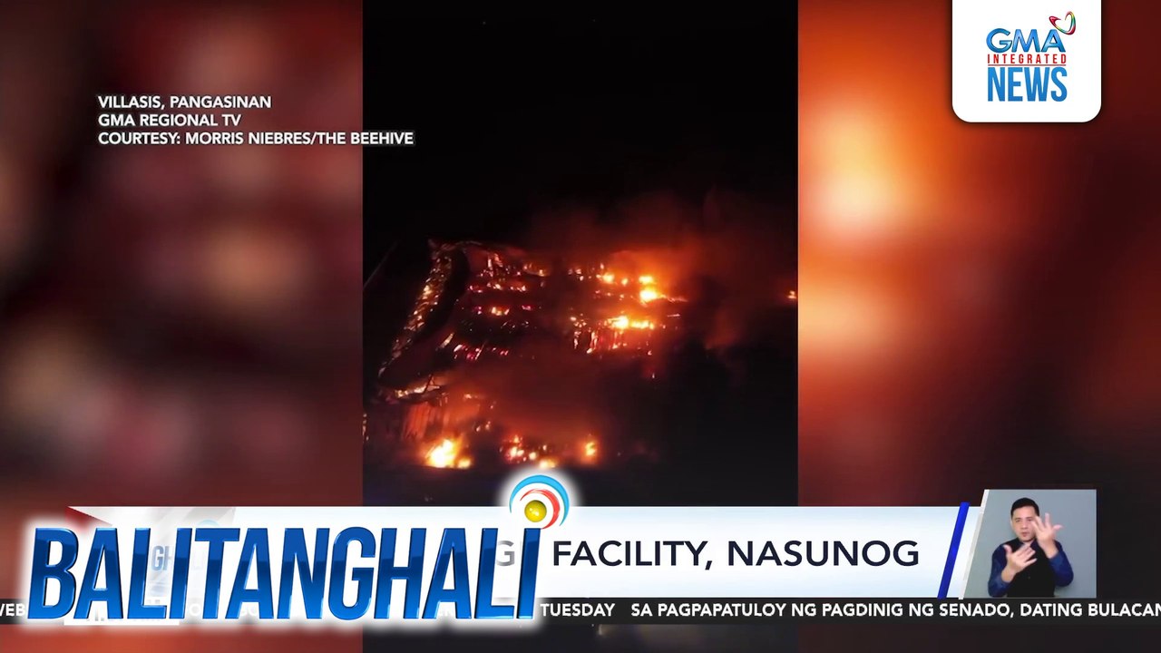 Cold storage facility, nasunog | Balitanghali