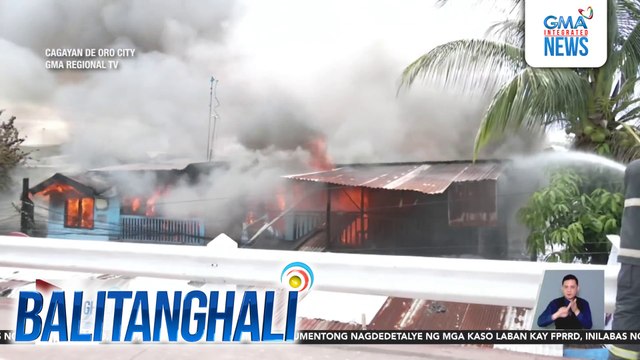 Magkasunod na sunog, sumiklab sa Brgy. 22 at Brgy. Lapasan; 'di bababa sa 8 bahay, natupok | Balitanghali