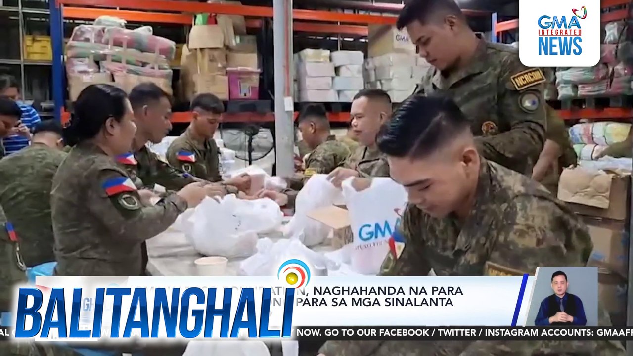 GMA Kapuso Foundation, naghahanda na para magpaabot ng tulong para sa mga sinalanta ng Bagyong #NandoPH | Balitanghali