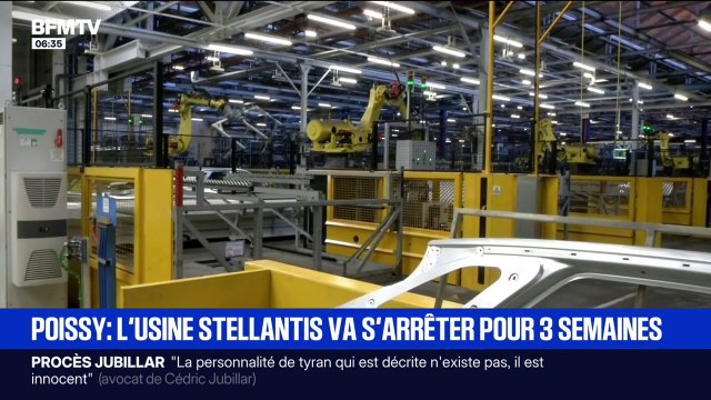 L'usine Stellantis de Poissy et cinq autres sites européens ferment leurs portes mi-octobre pour 3 semaines, une décision qui s'explique par les difficultés du marché de l'automobile