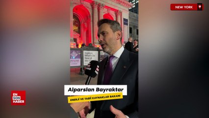 Enerji Bakanı Alparslan Bayraktar yeni anlaşmaların önemini Ensonhaber'e anlattı