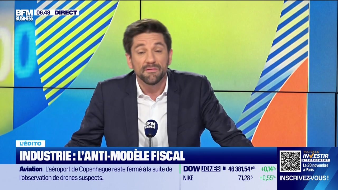 L’Edito de Raphaël Legendre : Industrie, l'anti-modèle fiscal - 23/09