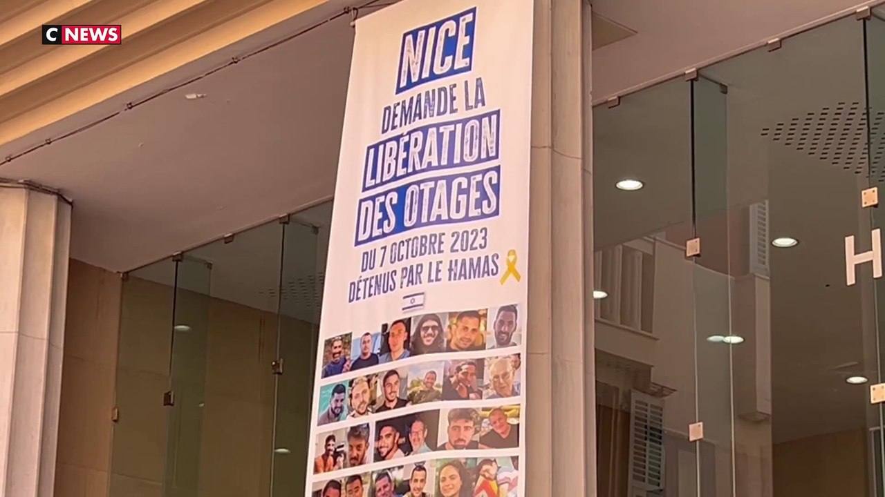 La mairie de Nice soutient les otages israéliens