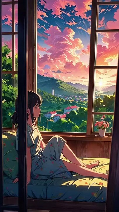 Valley Morning Window View