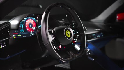 Ferrari 849 Testarossa - Le design intérieur
