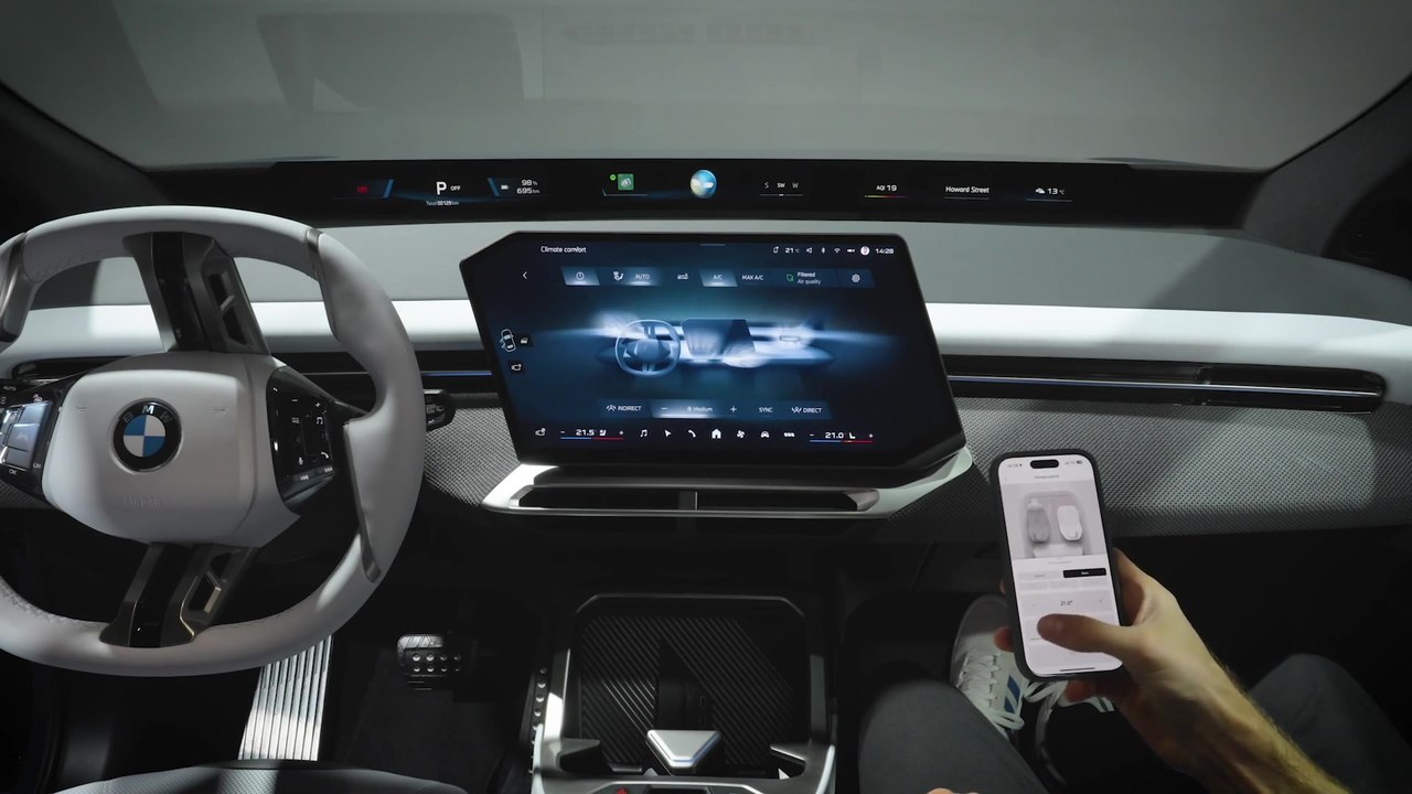 The new BMW iX3 50 xDrive - My BMW App - In-car remote functions