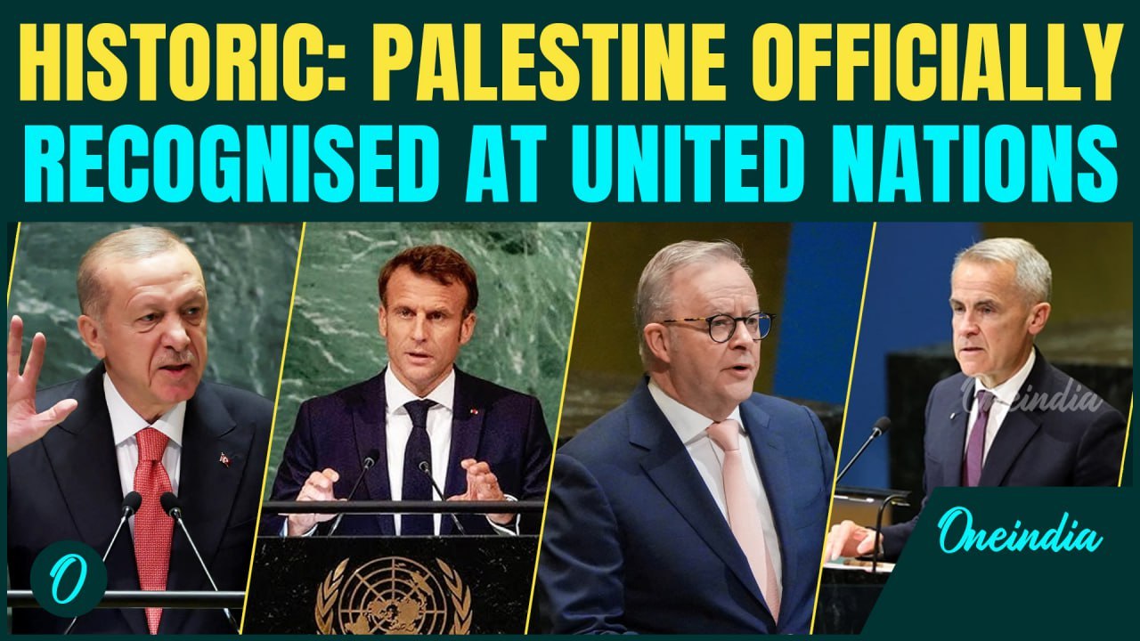 UN Historic Moment: France, Britain, Canada, Dozens of World Leaders Recognize Palestinian Statehood