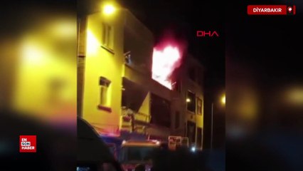 Diyarbakır’da ev yangını: Baba çocuğunu kurtarmaya çalıştı