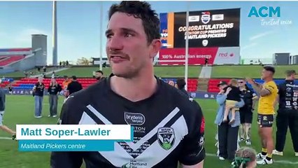 Maitland Pickers centre Matt Soper-Lawler
