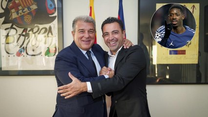 Así hablaban Xavi y Laporta de Dembélé hace tan sólo unos años