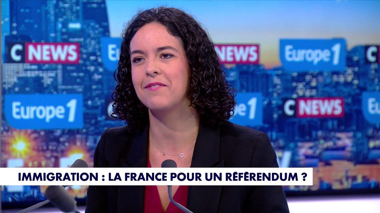 Manon Aubry appelle à la démission d'Emmanuel Macron