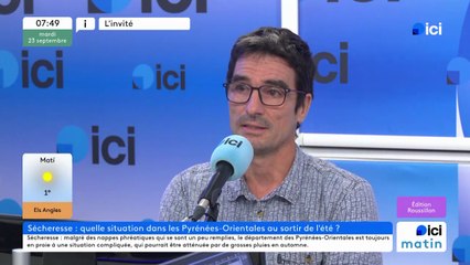 Hichem Tachrift, directeur du syndicat des nappes de la plaine du Roussillon