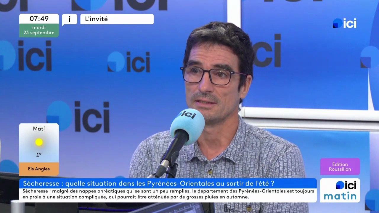 Hichem Tachrift, directeur du syndicat des nappes de la plaine du Roussillon