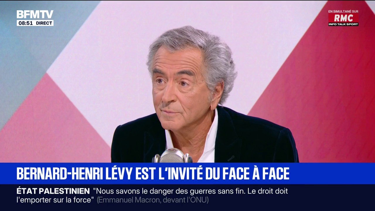 Antisémitisme: "Il y a des quartiers de Paris où les juifs de France vont très mal, où ils ont peur, où ils cachent leur kippa", dit Bernard-Henri Lévy, écrivain et philosophe