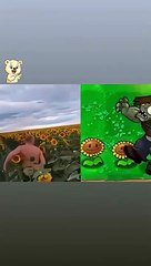 Plants vs. Zombies_ When the Sunflower Is in Troubleï¼ãã©ã³ã vs. ã¾ã³ãï¼#pvz#gaming#shorts#japan