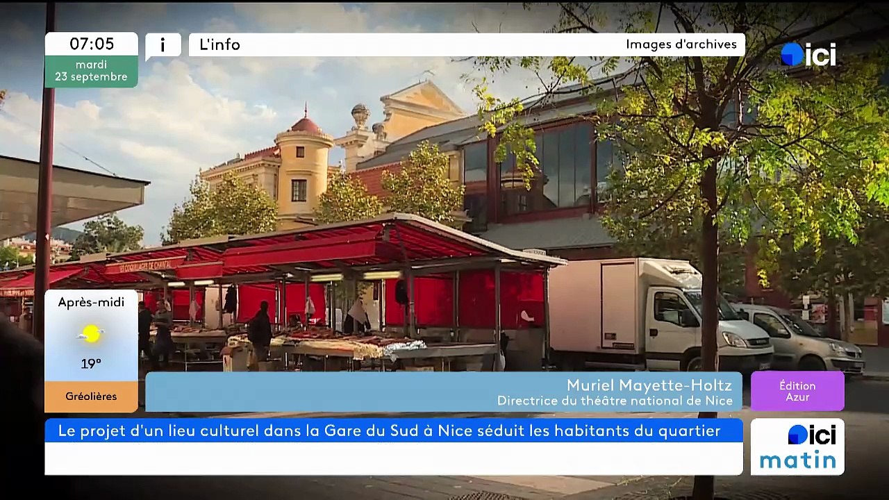 23/09/2025 - ici matin par ici Azur en vidéo
