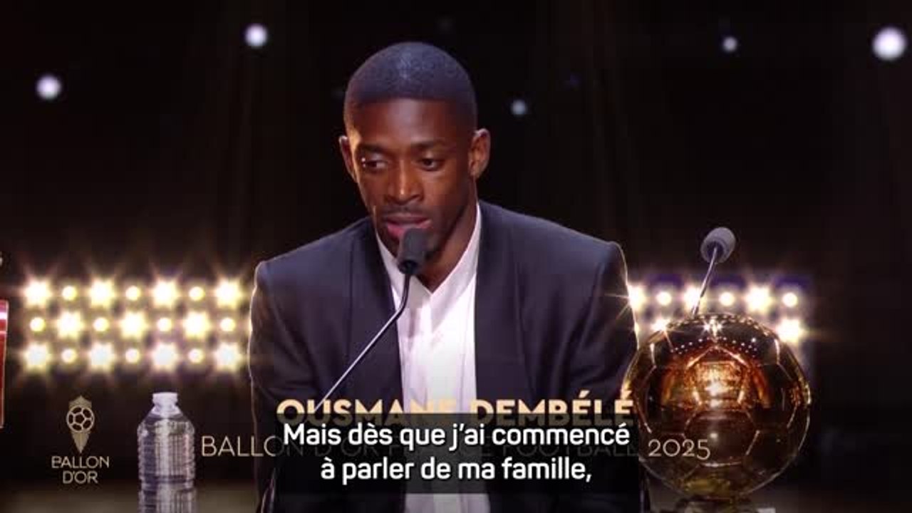 Ballon d’Or - Dembélé savoure sa "belle bataille" avec Yamal après avoir remporté le trophée