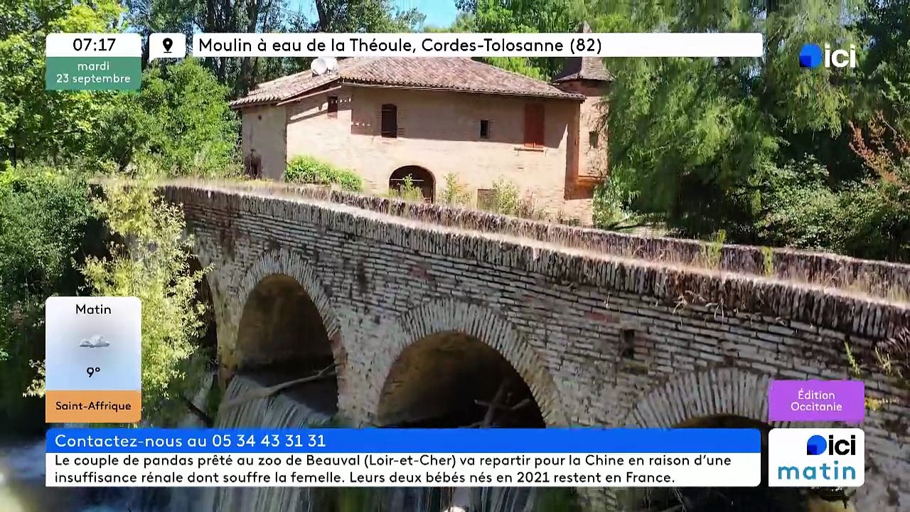 23/09/2025 - ici matin par ici Occitanie en vidéo