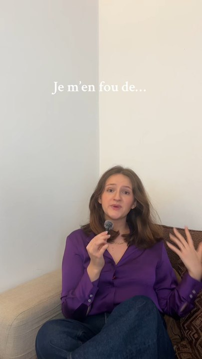 Je m’en fou de..