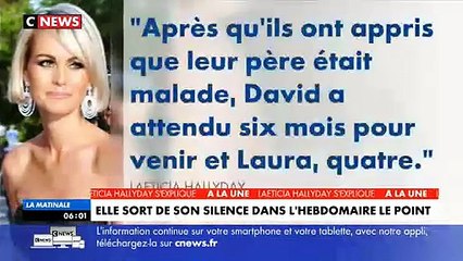 Johnny Hallyday – 11 avril 2018 – Journal CNews : Les phrases chocs de Laeticia Hallyday dans Le Point