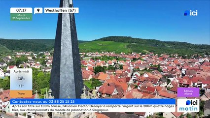 23/09/2025 - ici matin par ici Alsace en vidéo