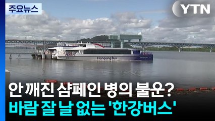 안 깨진 샴페인 병의 불운?...바람 잘 날 없는 '한강버스' [앵커리포트] / YTN