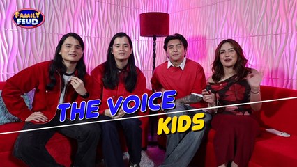 Family Feud: Fam Huddle with 'The Voice Kids' | Online Exclusive