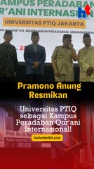 Pramono Anung Resmikan Universitas PTIQ sebagai Kampus Peradaban Qur'ani Internasional!
