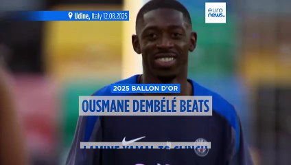 PSG's Dembélé beats out Lamine Yamal in Ballon d'Or race as Barcelona's Aitana Bonmatí makes history