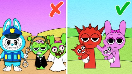 Phase 4 Zombie Sprunki💍 Wedding Disaster!😱 Epic Chaos & Crazy Cardboard Twists!🔥
