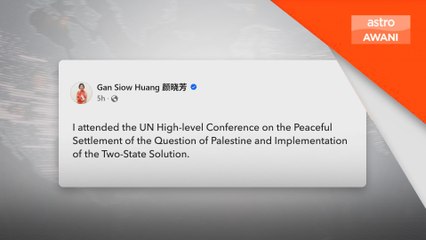 Singapura tegas sokong penyelesaian dua negara